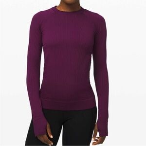 lululemon athletica Purple Long Sleeve Top